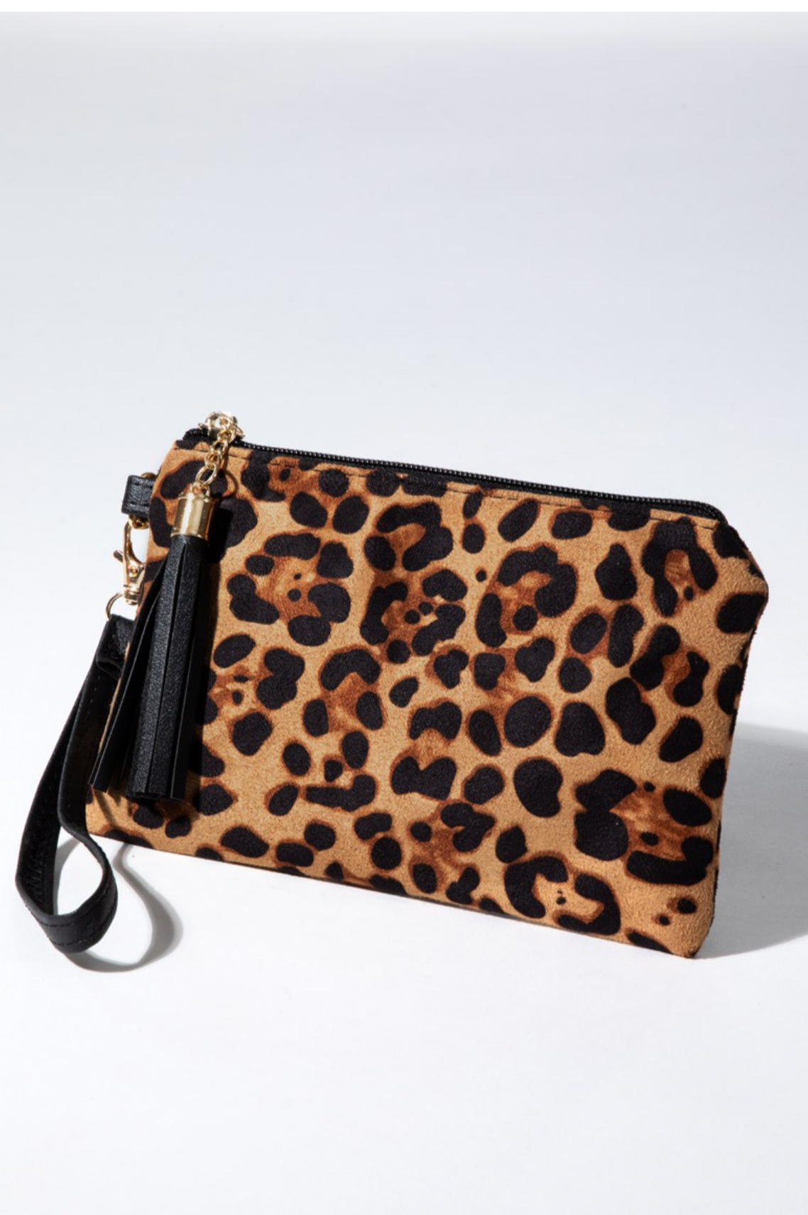 Leopard Wristlet