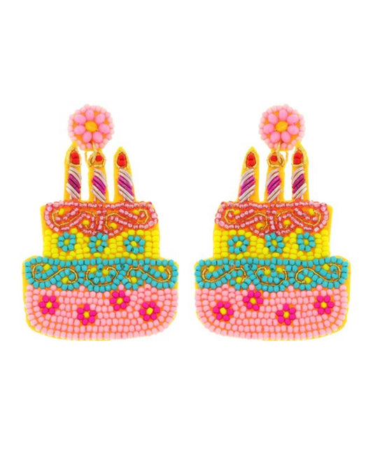 Light Pink Multi Birthday Earrings