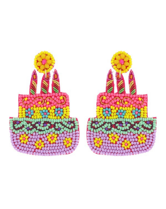 Purple Multi Birthday Earrings