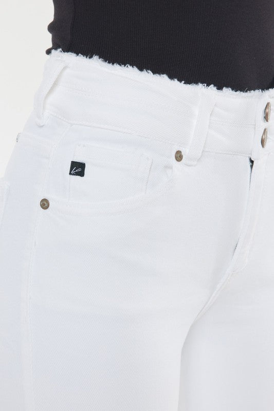 KanCan White Distressed Skinny Jeans